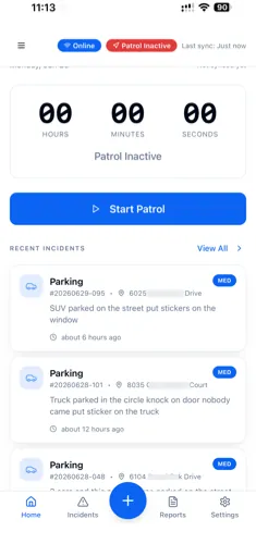 Patrol Hub 360 iPhone app