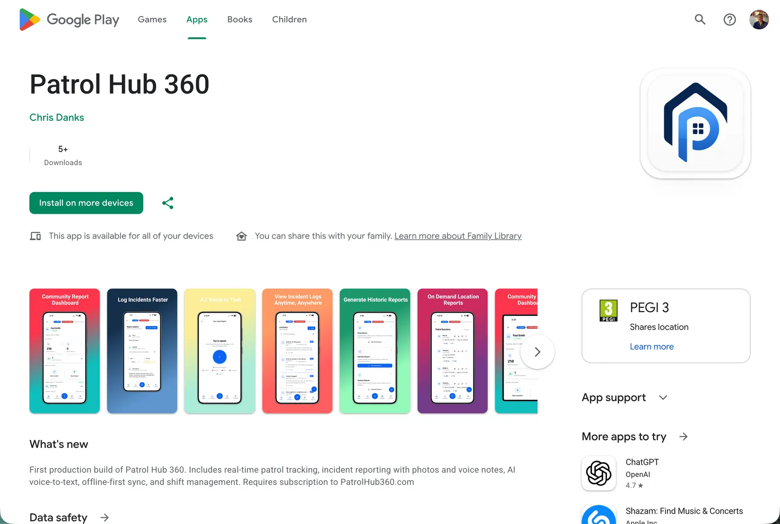 Patrol Hub 360 on Google Play