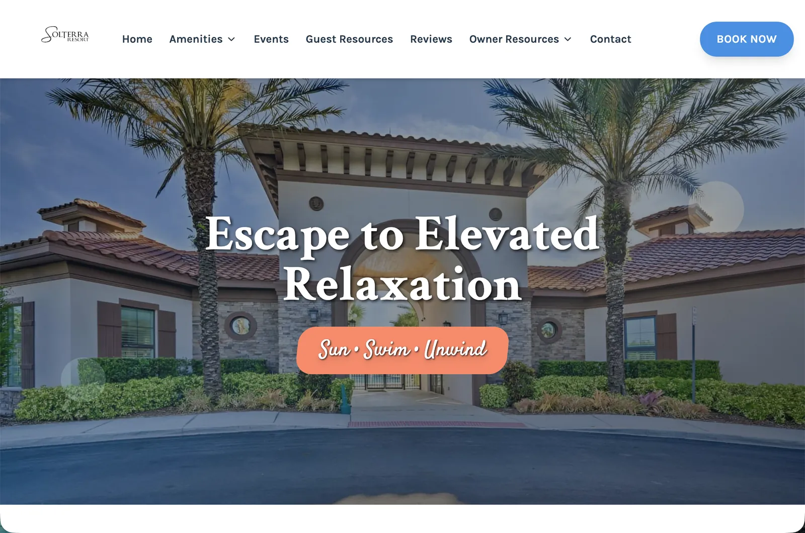 Solterra Resort website